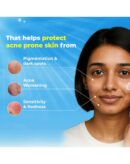 THE SOLVED SKIN Clear Protect SPF 50+ PA++++ Sunscreen for Acne Prone Skin with Advanced Encapsulated UV Tech
