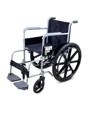 Vissco Rodeo Veer Mag Wheel, WheelChair With Fixed Handle & Swingable Footrest, Weight Capacity 100kg