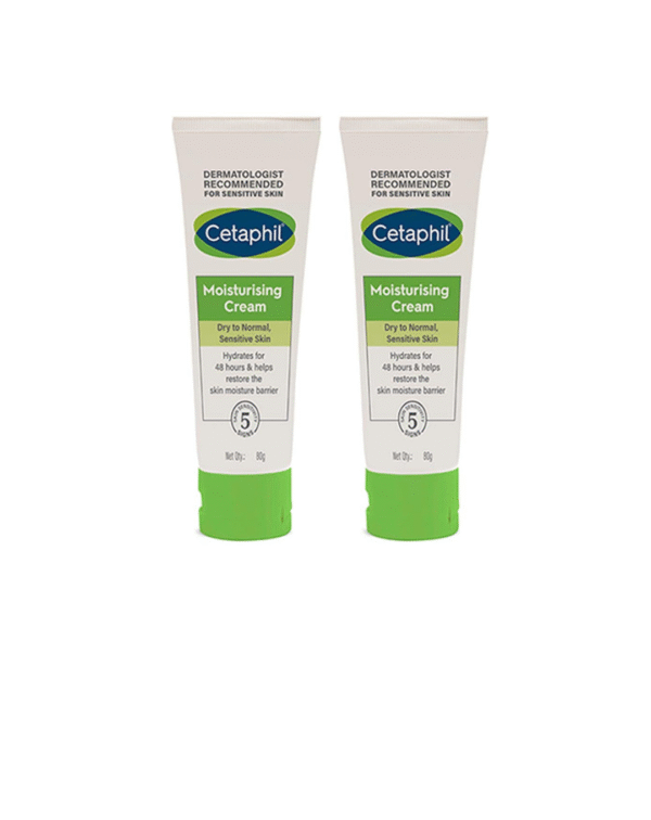 Cetaphil Moisturising Cream 80 gm (Pack of 2)