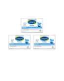 Cetaphil Baby Mild Bar for Face and Body Pack of 3, (75g x 3, Sensitive Skin)