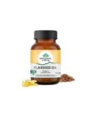 Organic India Flaxseed Oil - 60 Veg Capsules, Natural Omega-3,