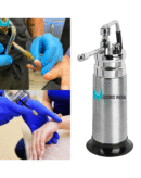 Medono India Mini Cryo Gun 350 ML Liquid Nitrogen Empty Sprayer Can for Dermatology With Different 5 Probes and Carry Bag - Stainless Steel