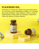 Organic India Flaxseed Oil - 60 Veg Capsules, Natural Omega-3,