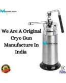 Medono India Mini Cryo Gun 350 ML Liquid Nitrogen Empty Sprayer Can for Dermatology With Different 5 Probes and Carry Bag - Stainless Steel