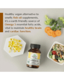 Organic India Flaxseed Oil - 60 Veg Capsules, Natural Omega-3,