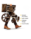 Ryder 1 Pro Manual, Mild Steel, Foldable, Compact, Travel Friendly, Light Weight