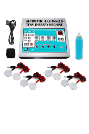 PHYSIOTREX® Physiotherapy Equipments Advanced TENS 4 Channels Automatic Machine for Physiotherapy with 1 Year Warranty