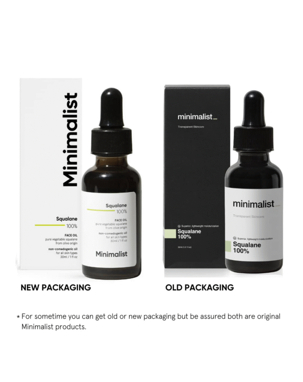 Minimalist Squalane 100% (Plant Derived) Super-Lightweight Face Oil - Image 4