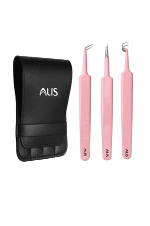 Alis Blackhead Tweezers Pimple Popping Facial Cleansing Tool, Remover Nipper Curved Bend Head Face Cleaner Acne Clip Beauty Tool