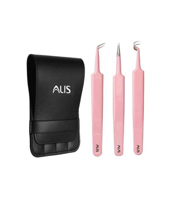 Alis Blackhead Tweezers Pimple Popping Facial Cleansing Tool, Remover Nipper Curved Bend Head Face Cleaner Acne Clip Beauty Tool