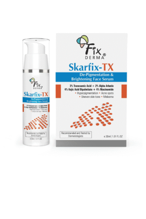 Fixderma Skarfix-TX Face Serum with 4% Kojic Acid, 4% Niacinamide Serum, 3% Tranexamic Acid & 2% Alpha Arbutin