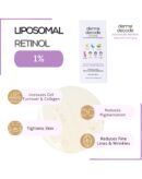 Derma Decode Retinal (Retinaldehyde) 0.5%, Retinol 1% Advanced Nanosomal Face Anti Aging Serum