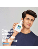 Cetaphil Hydrating Foaming Face Wash for Men and Women | Pollution Defense Cream-to-Foam Cleanser with Niacinamide