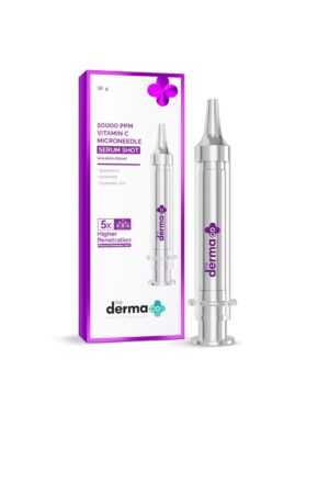 The Derma Co 50000 PPM Vitamin C Microneedle Face Serum Shot