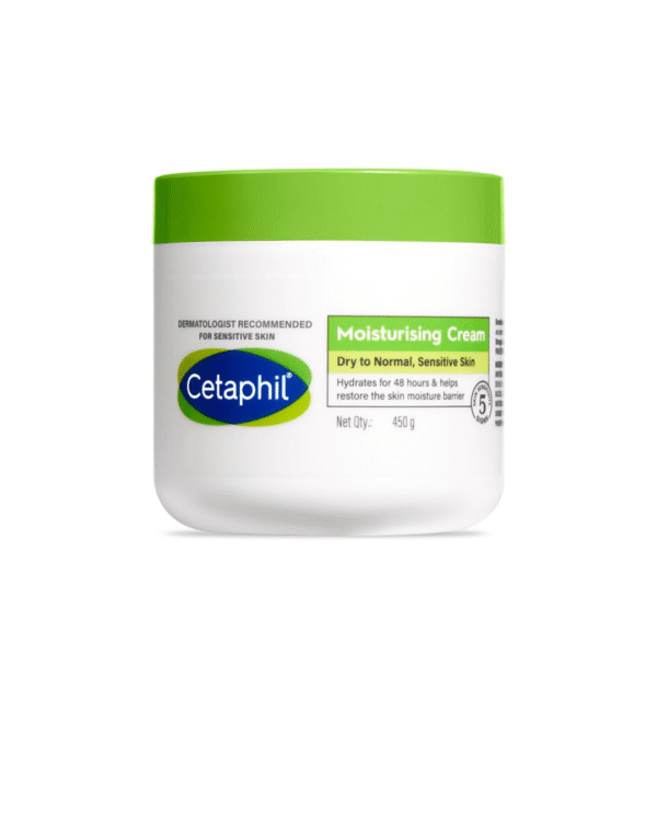 Cetaphil Moisturising Cream for Face & Body,Dry to Normal skin, 450 gm, Paraben & Sulphate free, Niacinamide &Vitamin B5