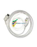 Welcare(ST Classic 120) 3 Lead ECG Monitoring Cable(Neonatal Clip) Compatible with Schiller /BPL