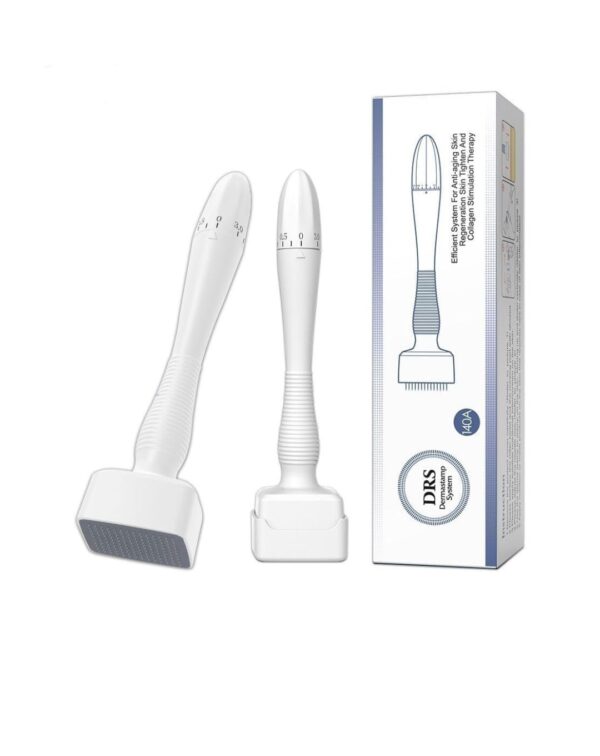 JM SELLER Derma Stamp Adjustable Pen 0mm - 3mm,100 A Titanium micro needles