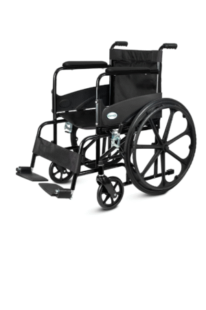 Venante Wheelchair for Patients, Old People, Adults With Safety Belt, Foldable