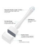 JM SELLER Derma Stamp Adjustable Pen 0mm - 3mm,100 A Titanium micro needles