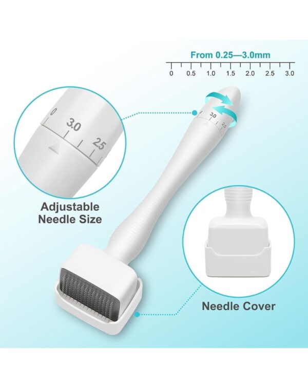 JM SELLER Derma Stamp Adjustable Pen 0mm - 3mm,100 A Titanium micro needles - Image 4