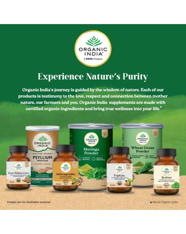 A TATA Product - Organic India Arjuna - 60 Veg Capsules - Image 4