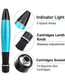 4beauty Electric 3 mm Derma Pen Stamp Auto Micro Needle Meso Roller for Anti-Aging Skin Therapy