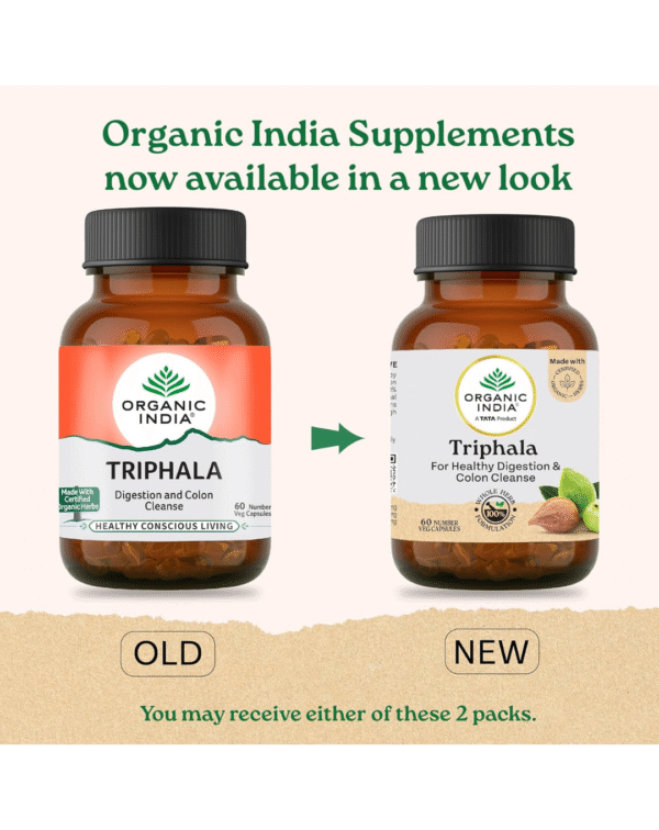 Organic India Triphala Capsules - 60 Caps - Image 2