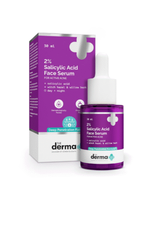 The Derma Co 2% Salicylic Acid Face Serum | Reduces acne & blackheads | Tightens pores