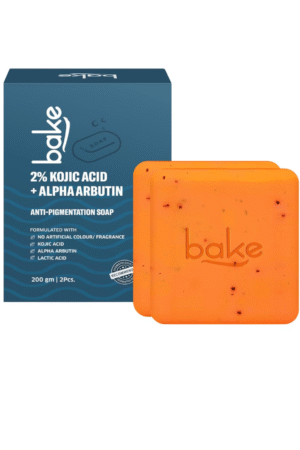 BAKE 2% Kojic Acid Scrub Treatment Soap (200 Gms) for Pigmentation
