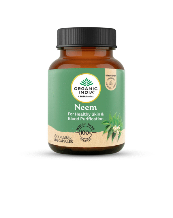 Organic India Neem Blood Purifier - 60 Veg Capsules
