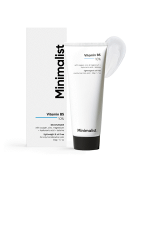 Minimalist Dehydrated Skin Moisturizer with 10% Vitamin B5 for Oily & Acne-Prone Skin