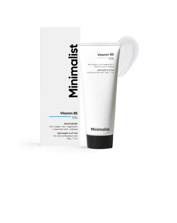 Minimalist Dehydrated Skin Moisturizer with 10% Vitamin B5 for Oily & Acne-Prone Skin
