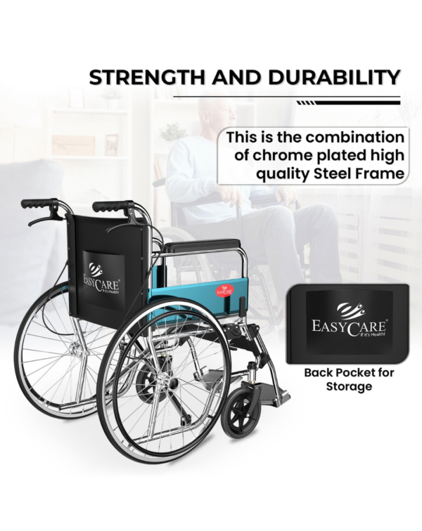 EasyCare | Wheel chairs for old People | Foldable wheelchair - Image 4