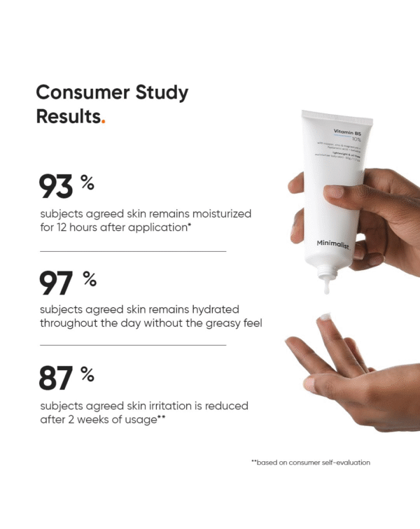 Minimalist Dehydrated Skin Moisturizer with 10% Vitamin B5 for Oily & Acne-Prone Skin - Image 3