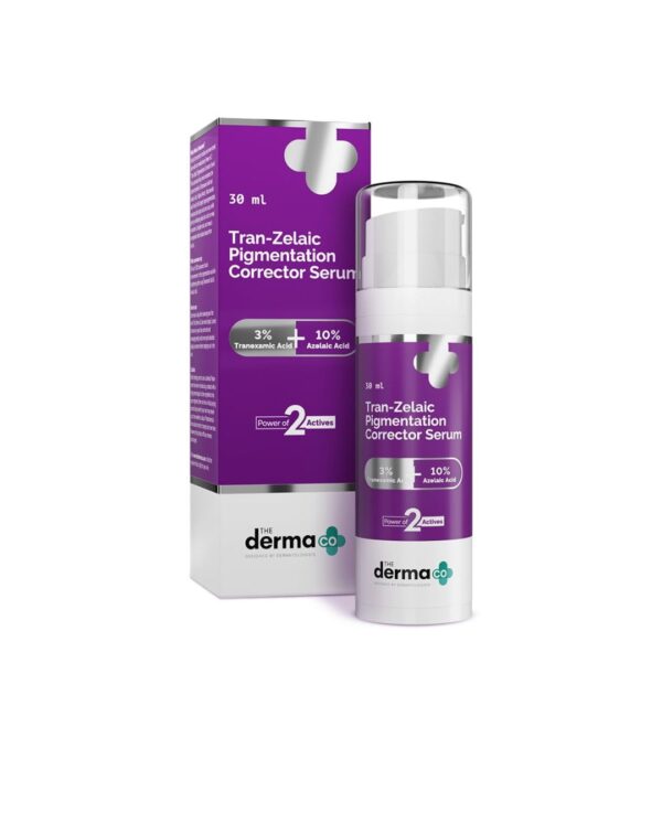 The Derma Co. Tran-Zelaic Pigmentation Corrector Serum with 3% Tranexamic Acid & 10% Azelaic Acid - 30g