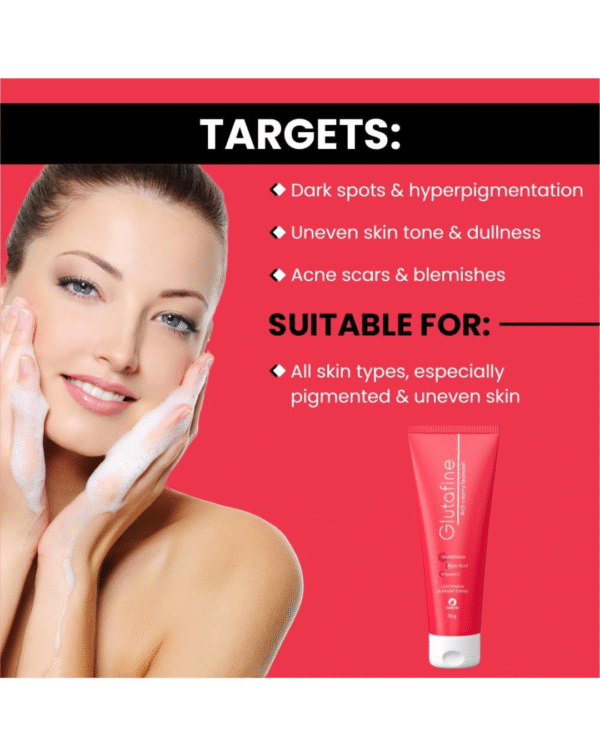 GLUTAFINE Face Wash 70gm - Pack of 1 - Image 3