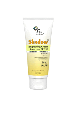 Fixderma Shadow Brightening Sunscreen SPF50 PA+++ with 1% Alpha Arbutin