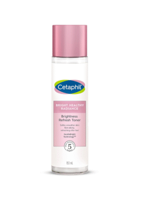 Cetaphil Bright Healthy Niacinamide Vitamin B3 Sea Daffodil Extract Radiance Refresh Toner Cream, - White, Pack of 150 ml