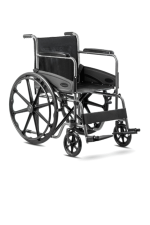 KosmoCare Dura Rexine Wheelchair | Self-Propelled & Attendant Use