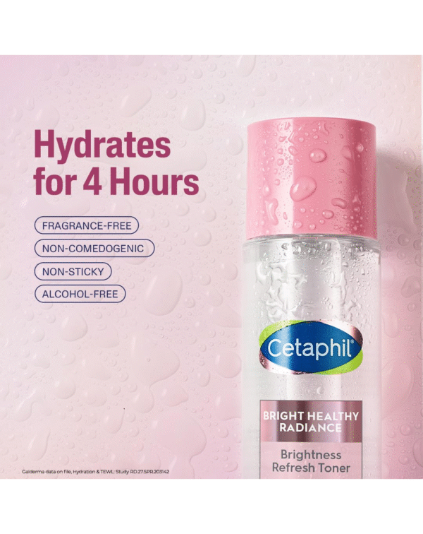 Cetaphil Bright Healthy Niacinamide Vitamin B3 Sea Daffodil Extract Radiance Refresh Toner Cream, - White, Pack of 150 ml - Image 3