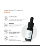 Minimalist Oil Control & Anti-Acne 10% Niacinamide Face Serum with Zinc