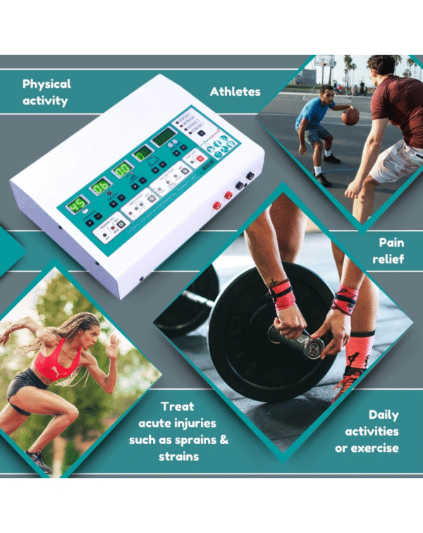 Physiogears Electro Therapy Interferential Therapy 45 Program for Pain Relief with 1 Year Warranty - Image 2