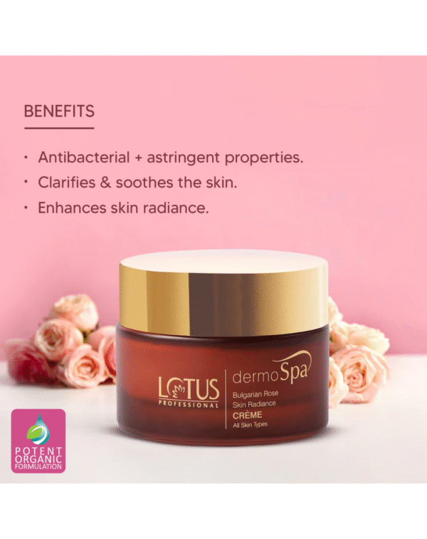 Lotus Professional Dermo Spa Bulgarian Rose Radiance Day Cream - Image 2