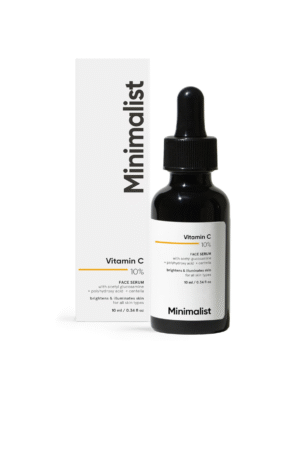 Minimalist 10% Vitamin C Face Serum | Formulated & Tested For Sensitive Skin with Ethyl Ascorbic Acid & PHA