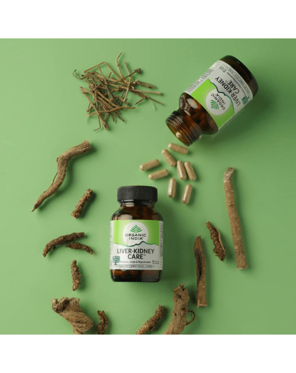 Organic India Liver Kidney Care - 180 Veg Capsules, Helps Support Liver & Kidney Health - Image 2