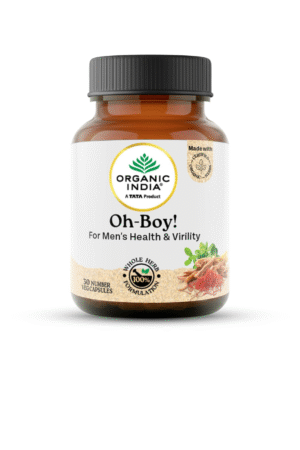 A TATA Product - Organic India OH-Boy - 30 Veg Capsules