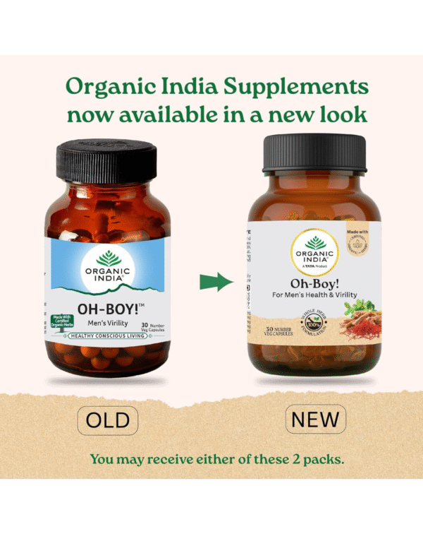 A TATA Product - Organic India OH-Boy - 30 Veg Capsules - Image 2