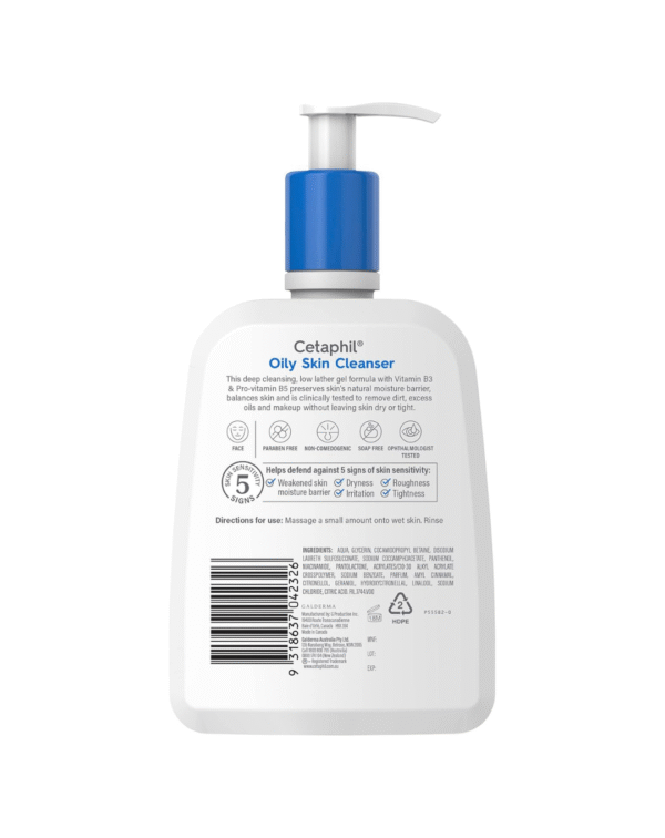 Cetaphil Oily Skin Cleanser 500 ML - Image 2