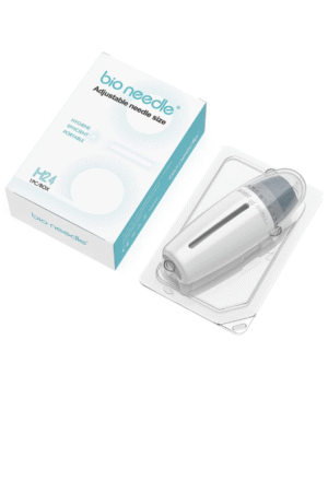 Adjustable Derma Stamp BioNeedle H24 Hydrapen – Amazing Serum Applicator for Hair, Beard Growth - Microneedling Skin Pen