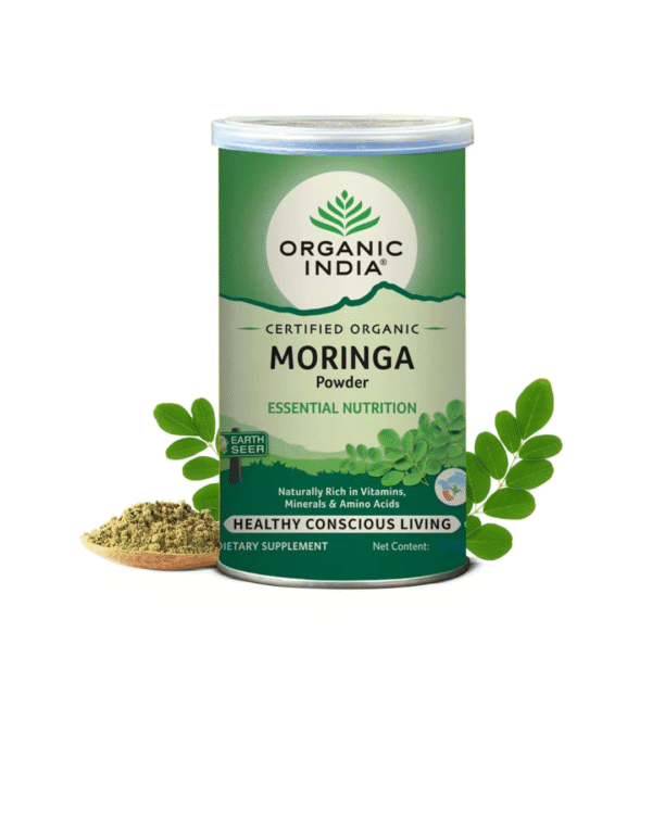 Organic India Moringa Powder - 100g, Essential Nutrition Superfood